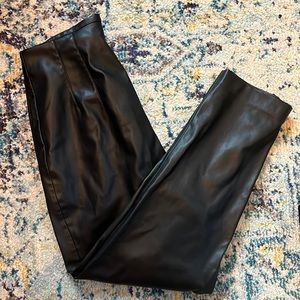 Zara leather pants